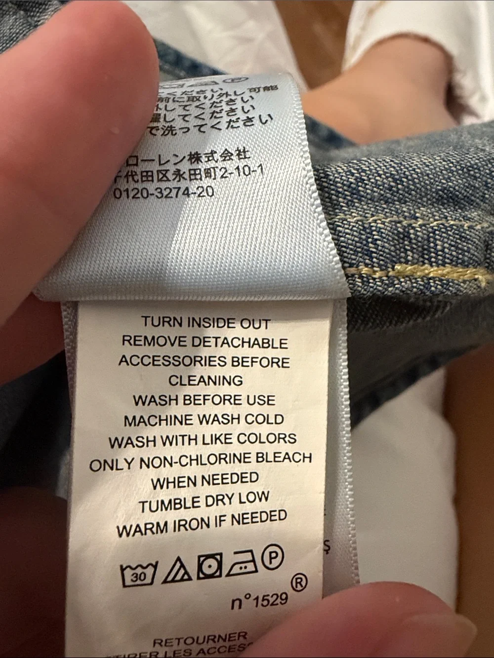 Ralph Lauren chambray dress with buttons and pockets - Size 10